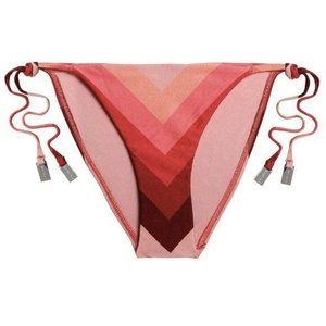 ZIMMERMANN Printed low rise bikini briefs Chevron